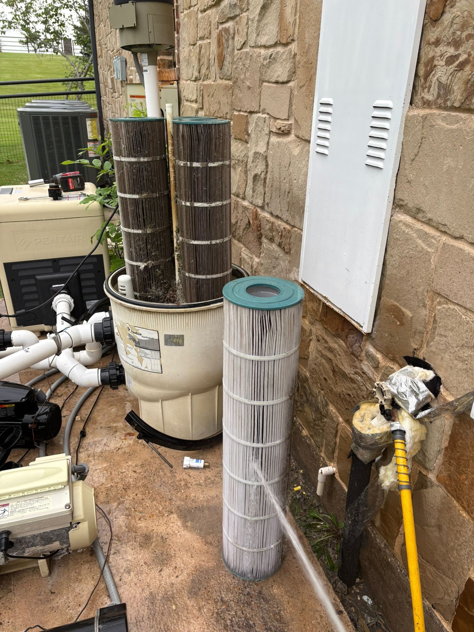 Filter cleaning
